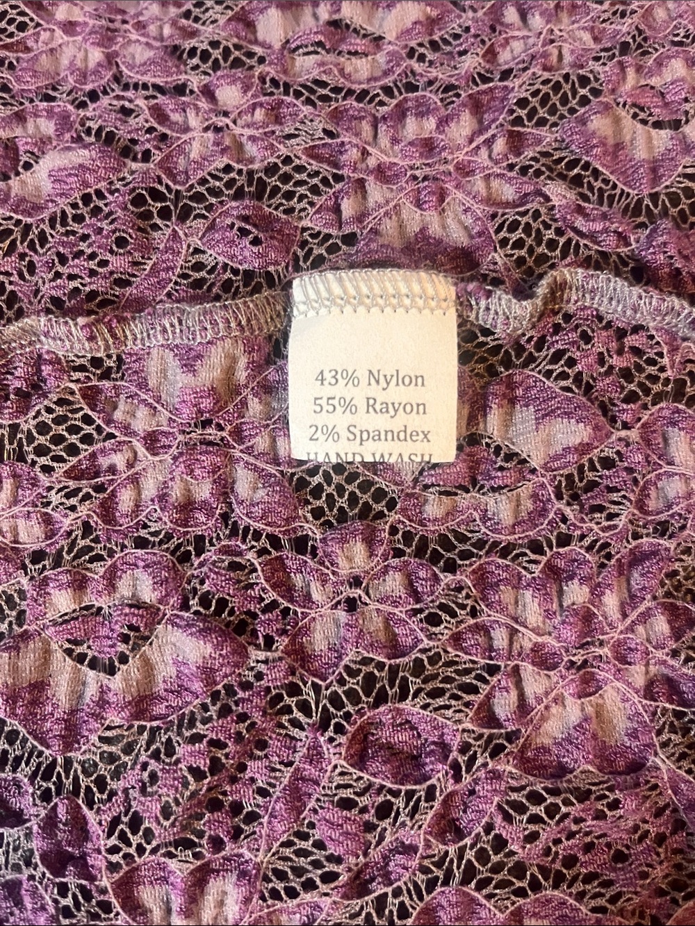 Women’s Open-Front Mauve/Lavender Pucker Lace Hooded Cardigan Boho Chic Longline - Picture 8 of 9